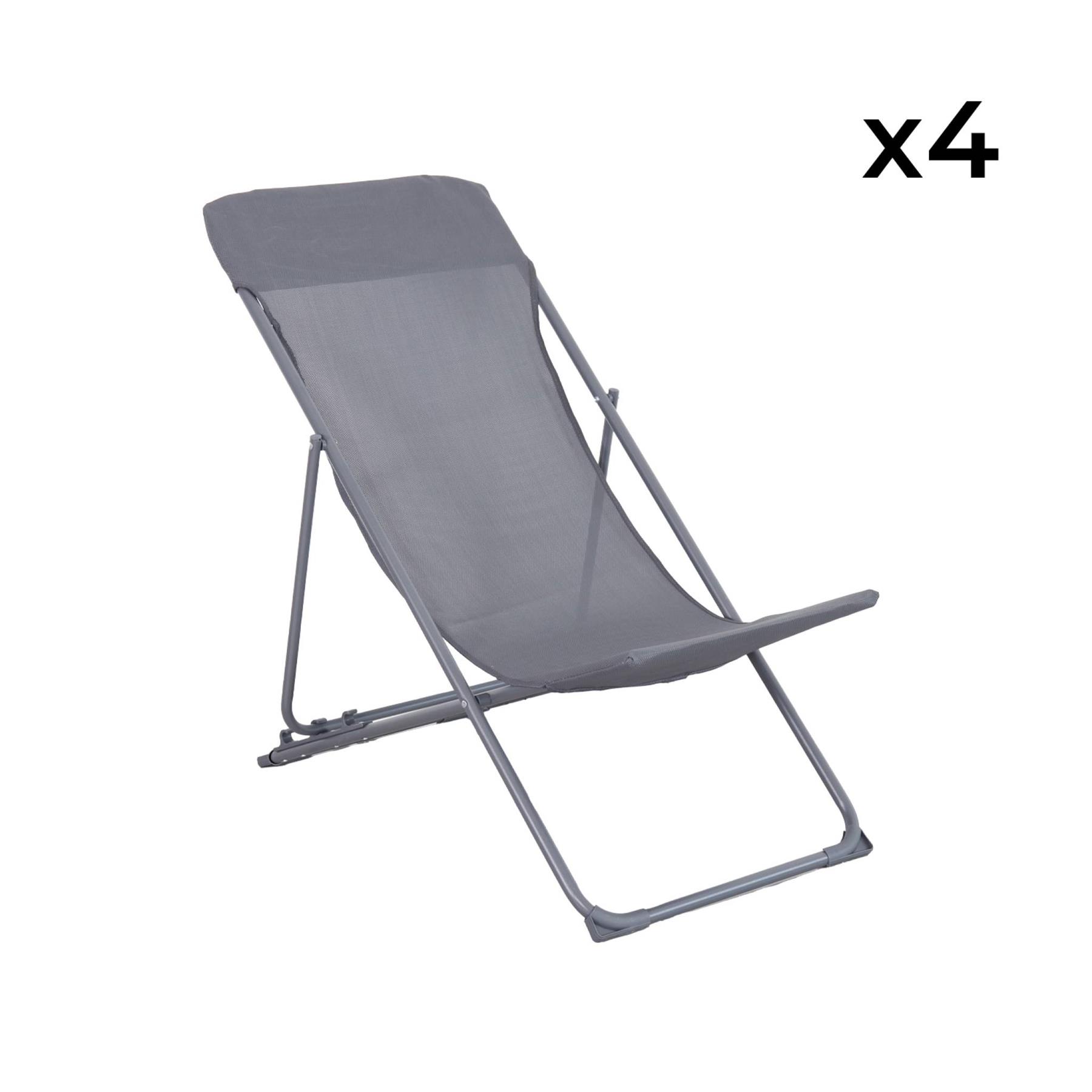 sweeek - Vouwbare tuinstoel (Set van 4)