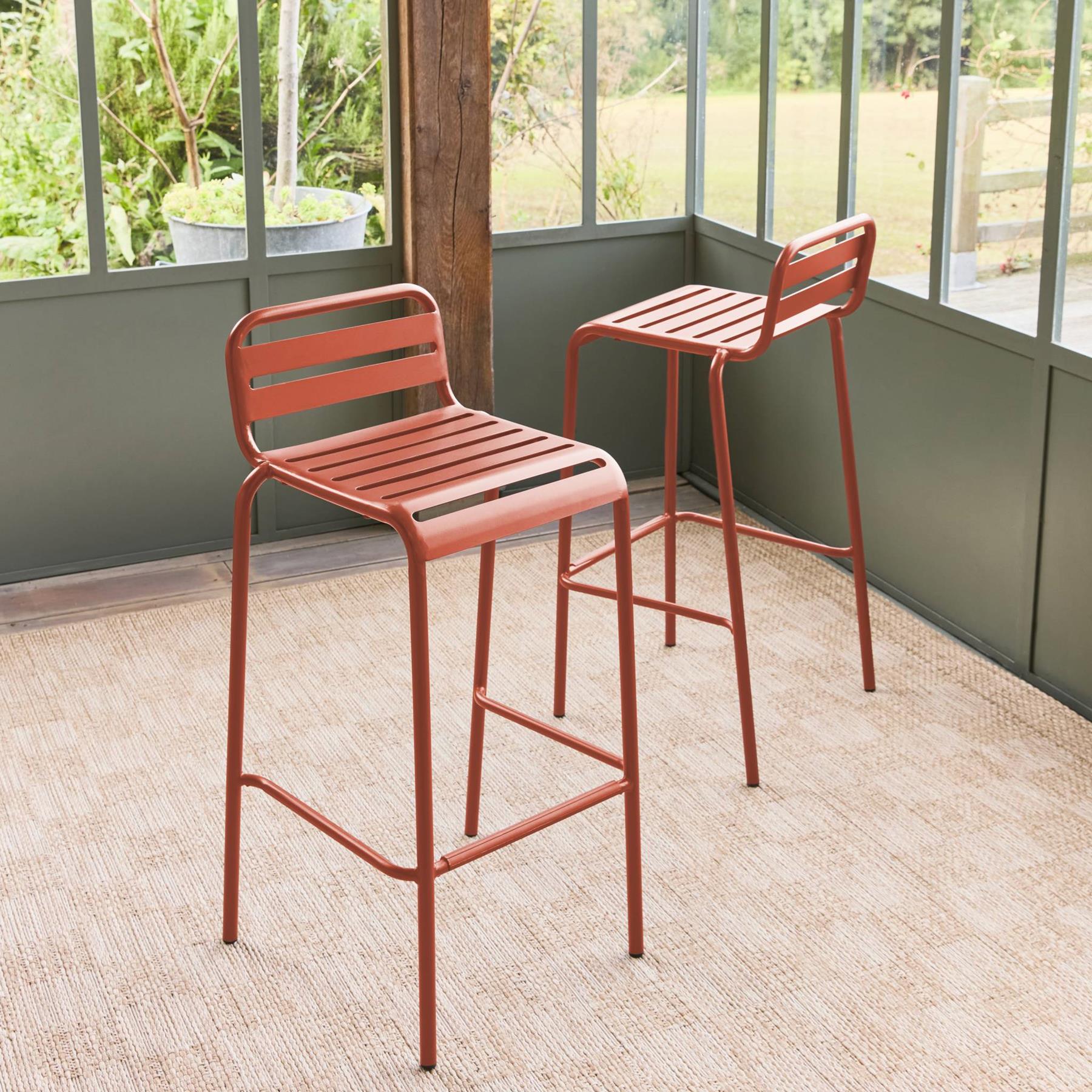 sweeek - Stalen tuinstoel (set van 2)