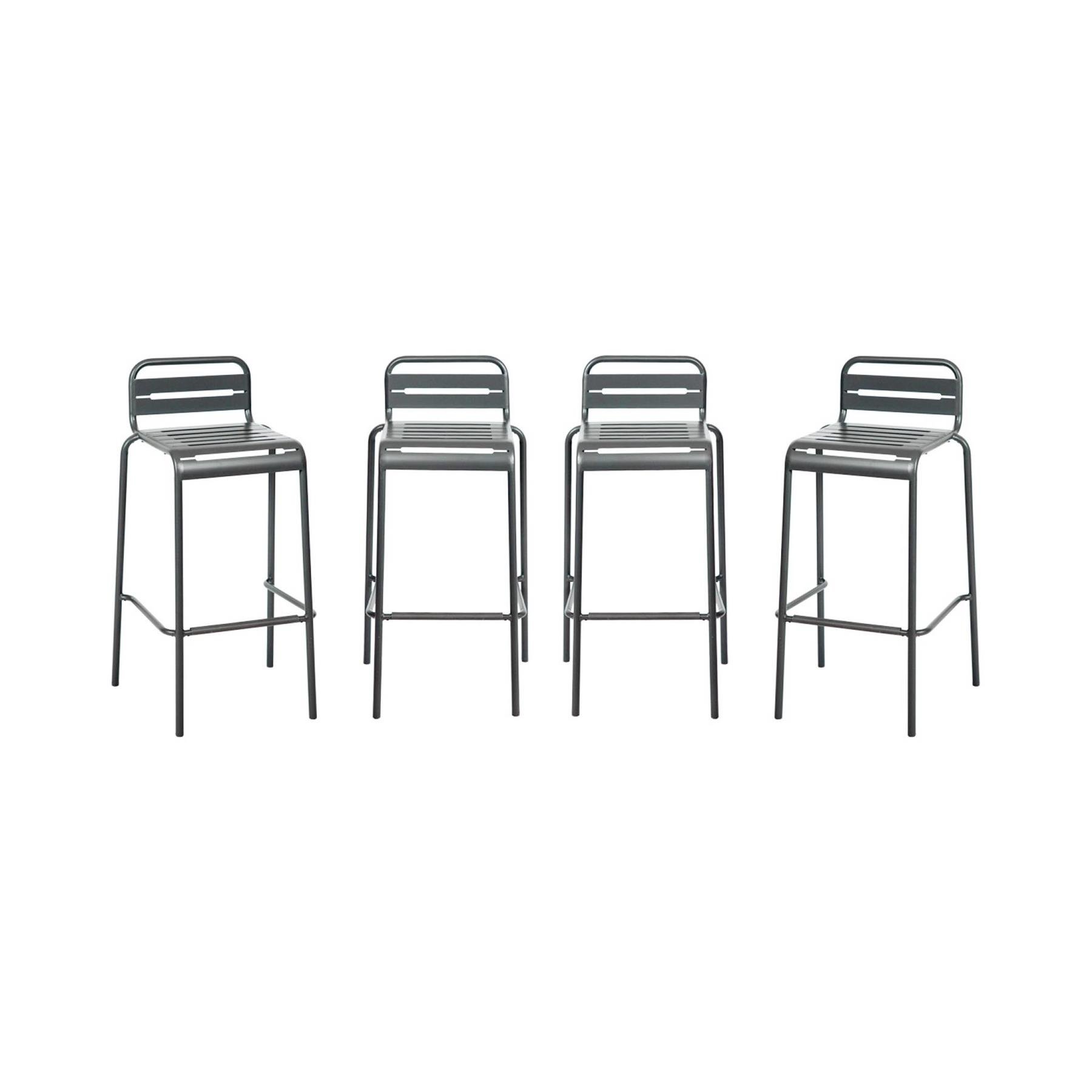 sweeek - Stalen tuinstoel (set van 4)