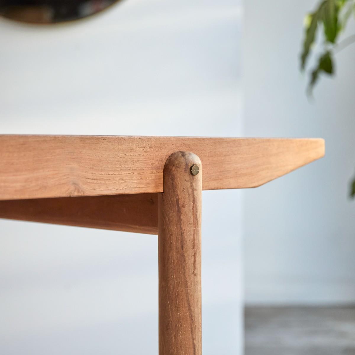 Tikamoon - Fado - Massief teakhouten eettafel voor 6|8 personen.