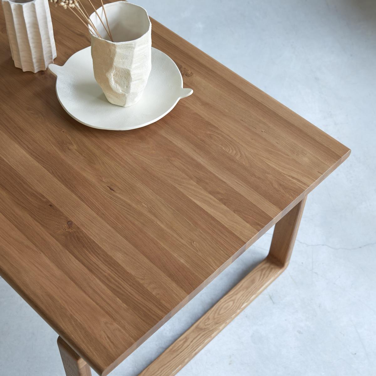 Tikamoon - Tafel van massief eikenhout 180x95 Sybille