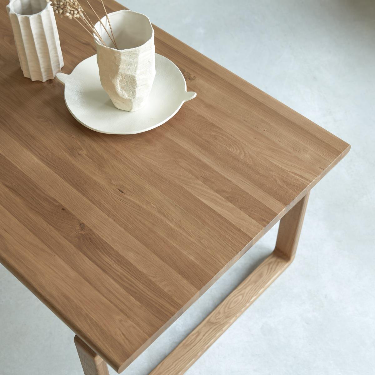 Tikamoon - Tafel van massief eikenhout 180x95 Sybille