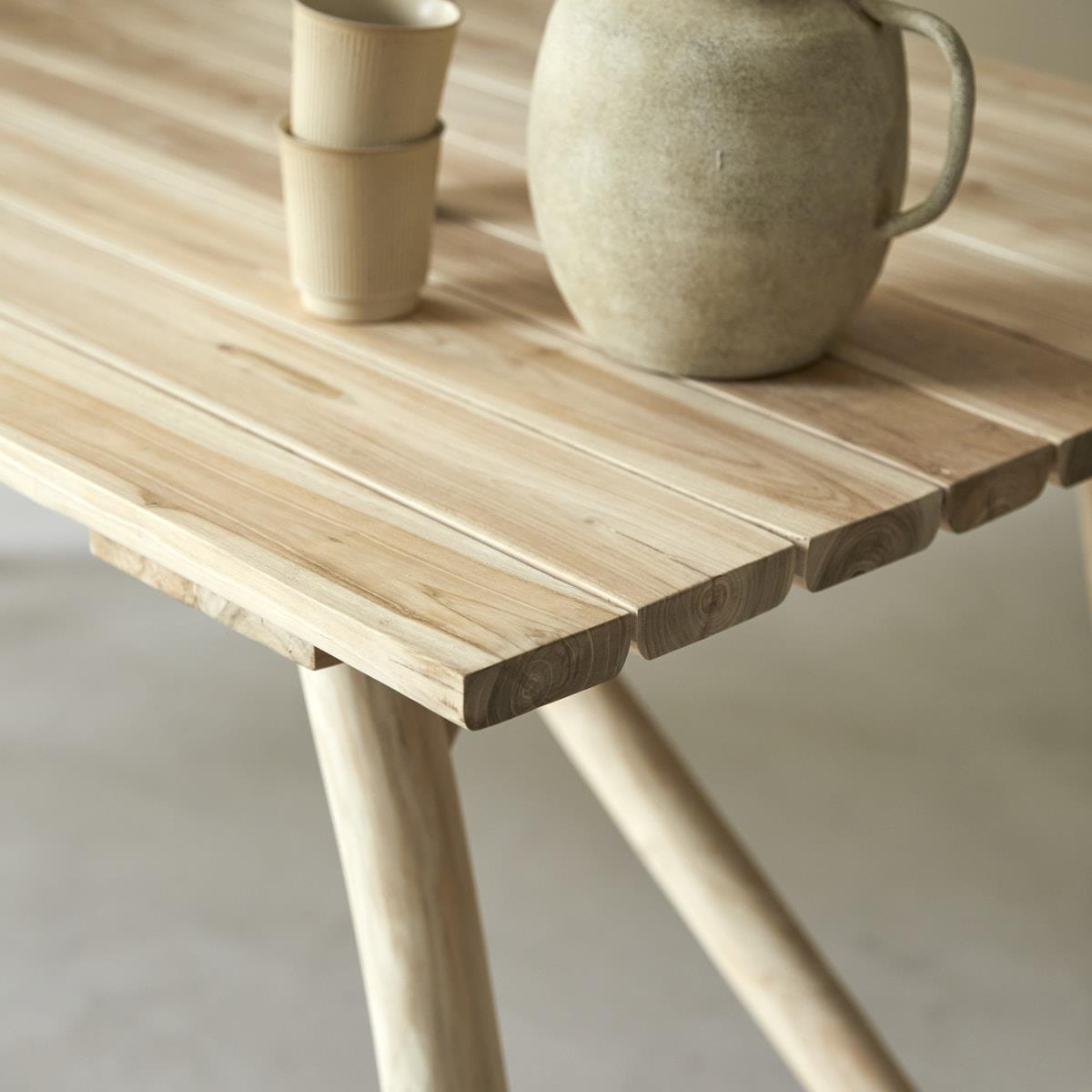 Tikamoon - Tafel van teakhout 170 x 85 Mathilda