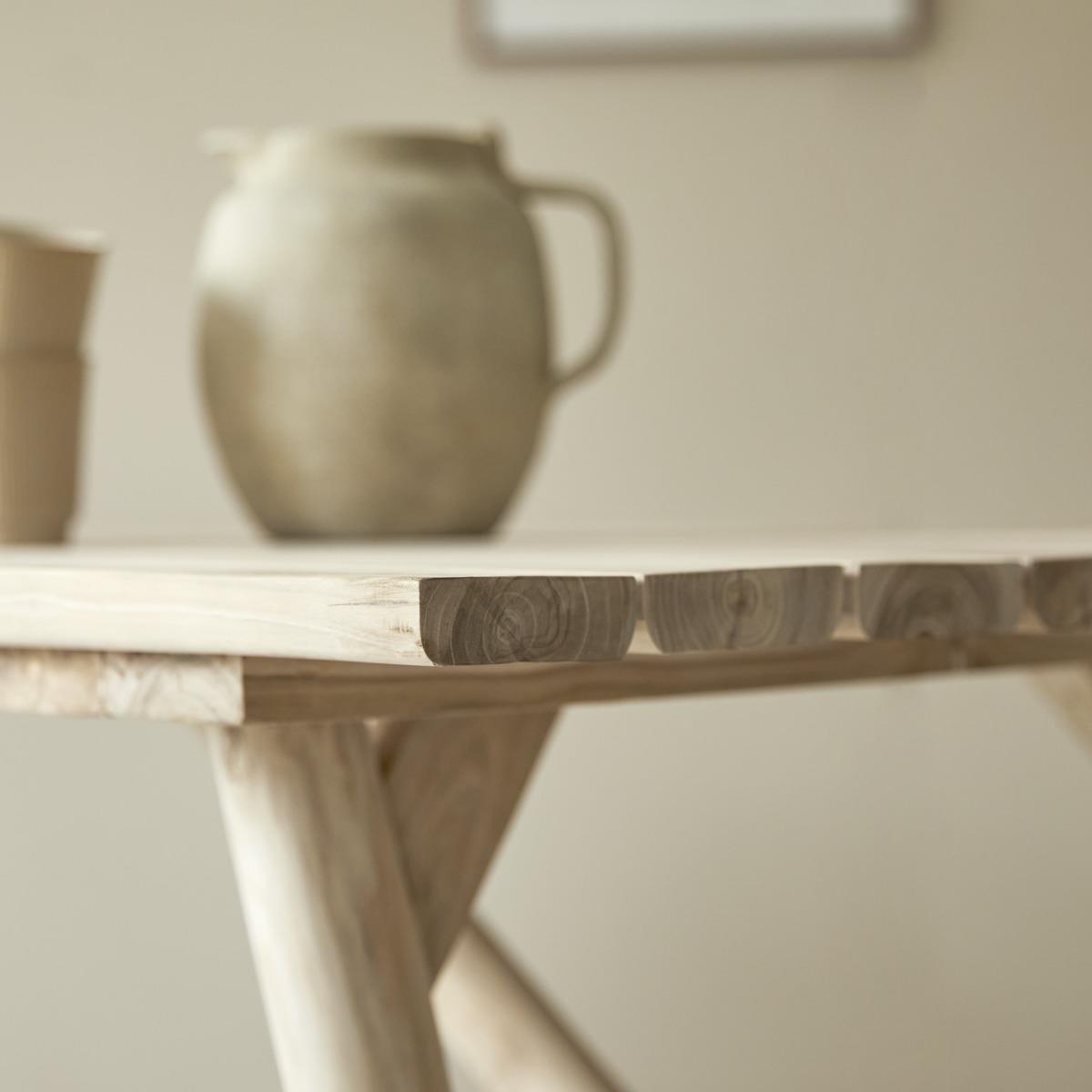 Tikamoon - Tafel van teakhout 170 x 85 Mathilda