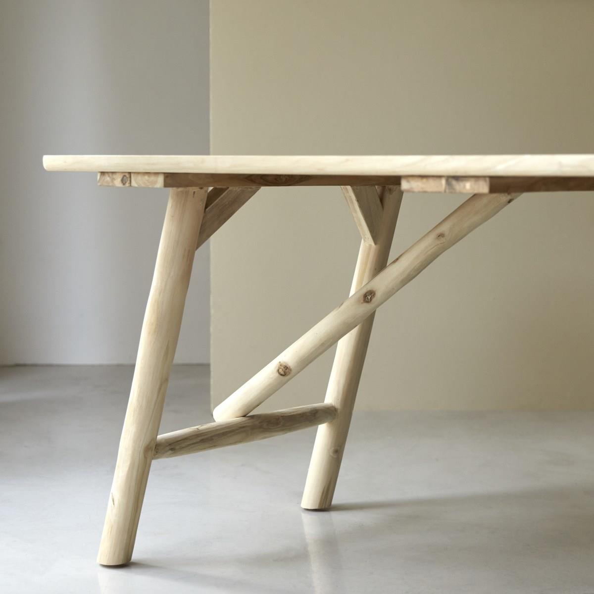 Tikamoon - Tafel van teakhout 170 x 85 Mathilda