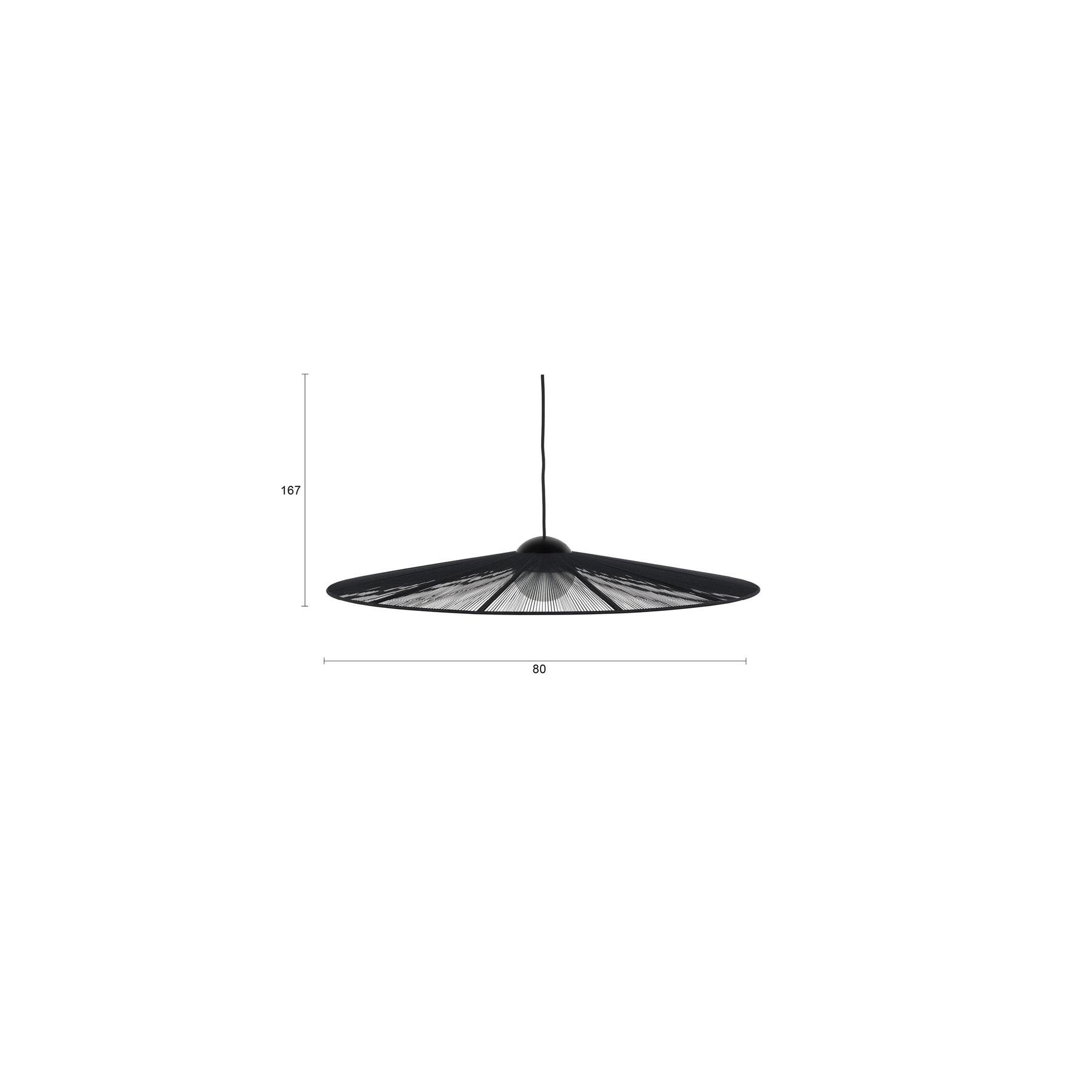 Zuiver Belle Hanglamp Rond 80 cm Zwart