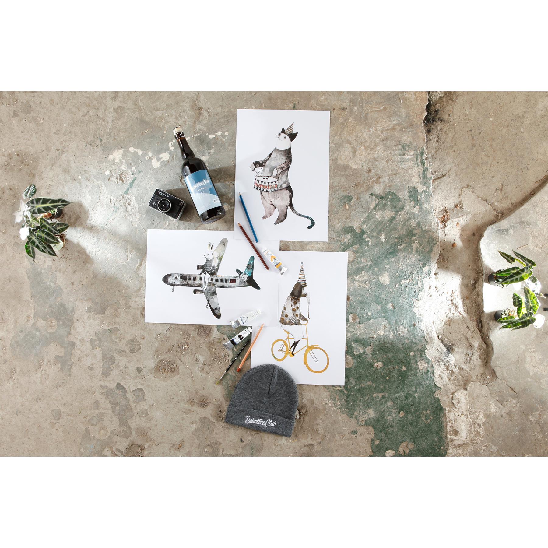 Rebellenclub x zo-on-zo-on: Olifant - Poster