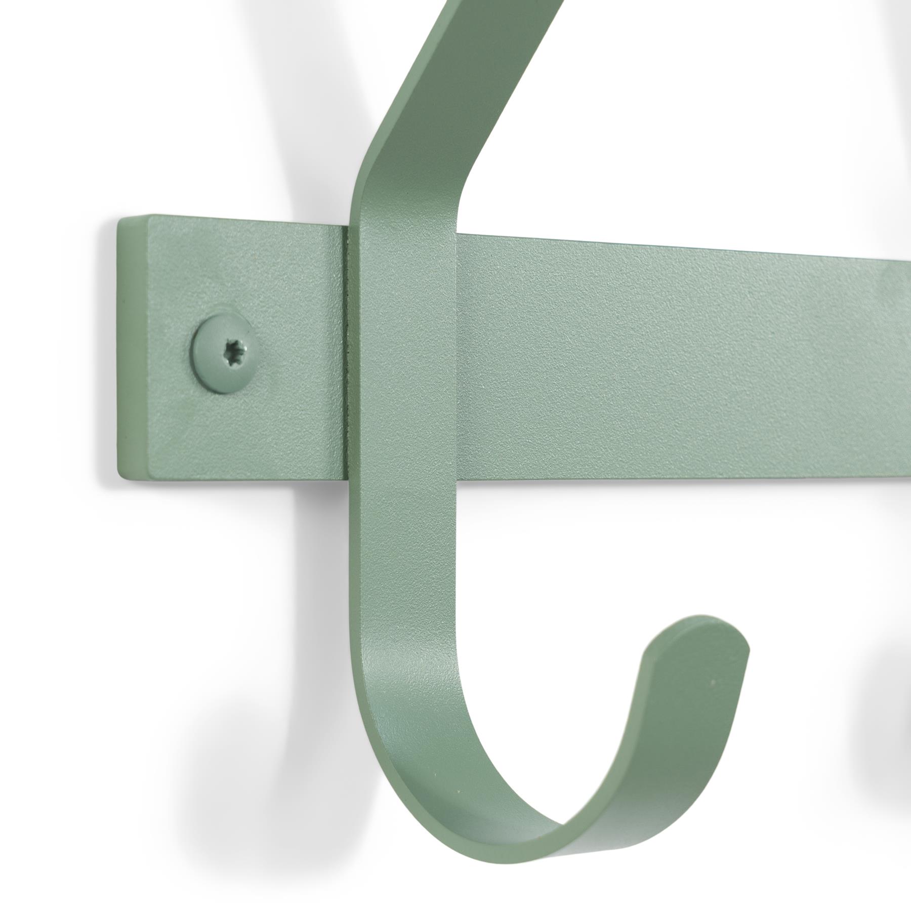SPINDER DESIGN DEXTER 5 Wandkapstok - Dusty Green