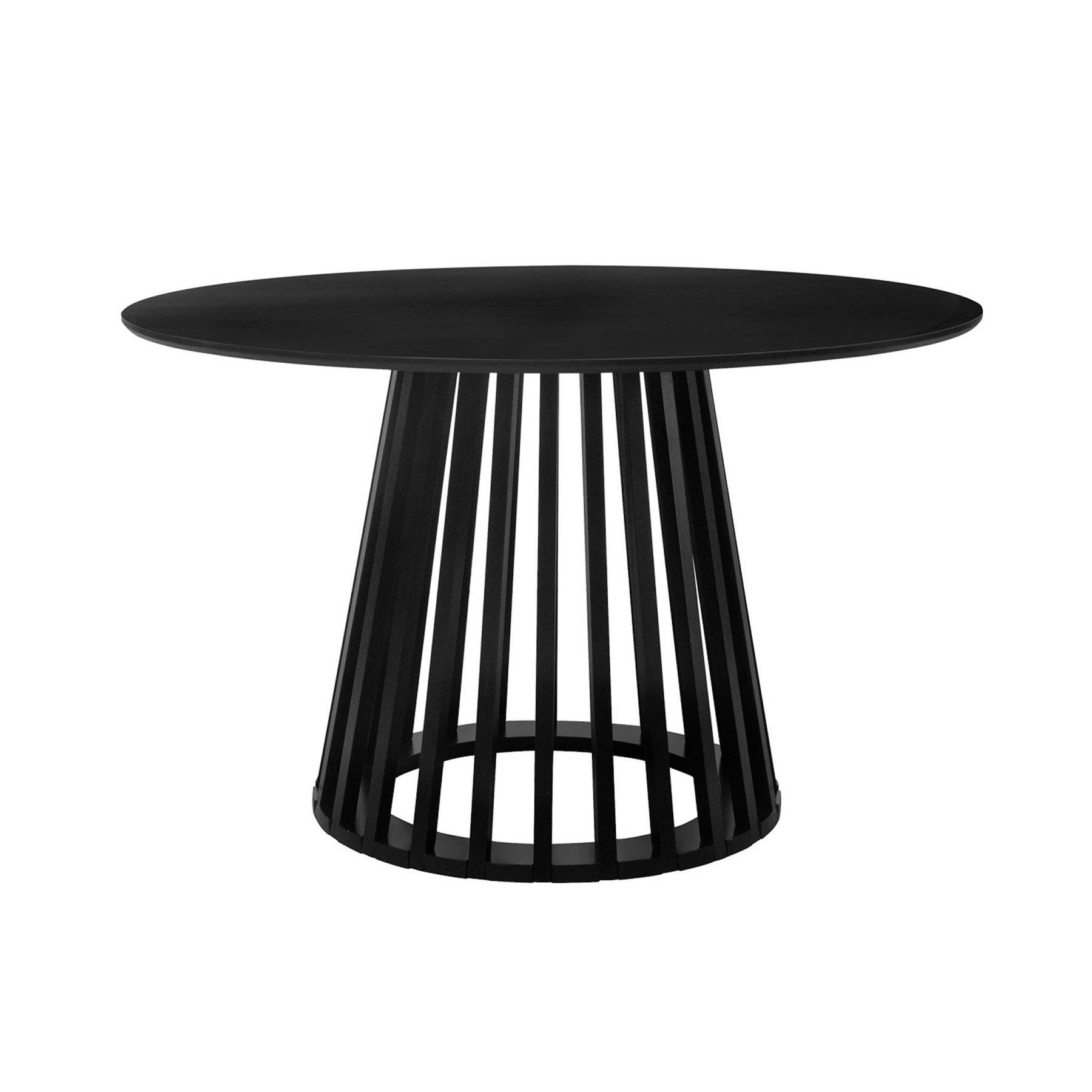 sweeek - Eettafel met houteffect, sparrenhouten poten, 4 zitplaatsen
