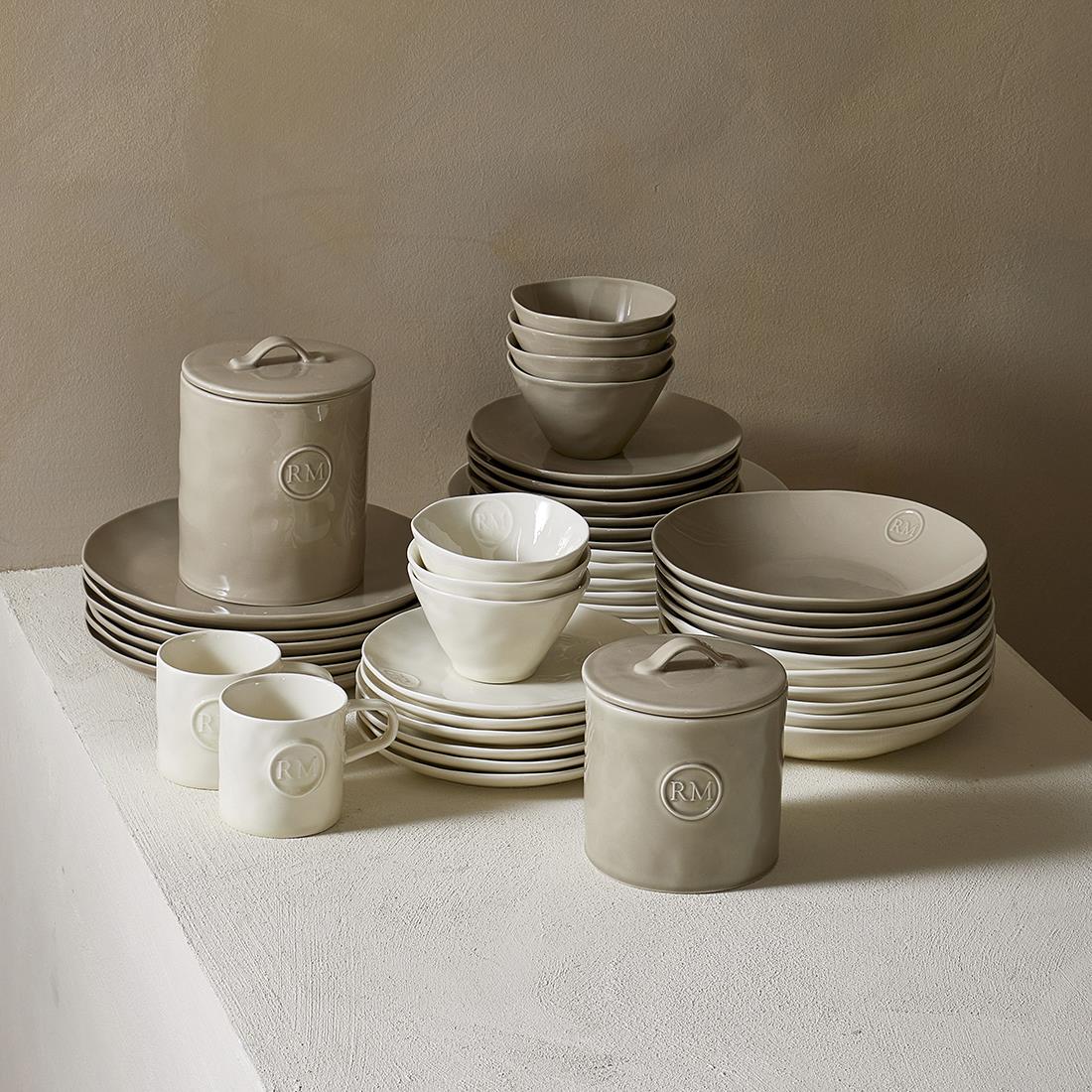 Riviera Maison dinerbord Beige - Portofino - Aardewerk (ØxH) 26x2.5
