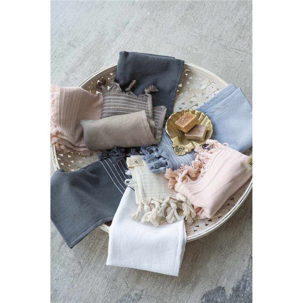 Walra - Gastendoek Soft Cotton Hamam - 2x 30x50 - Navy