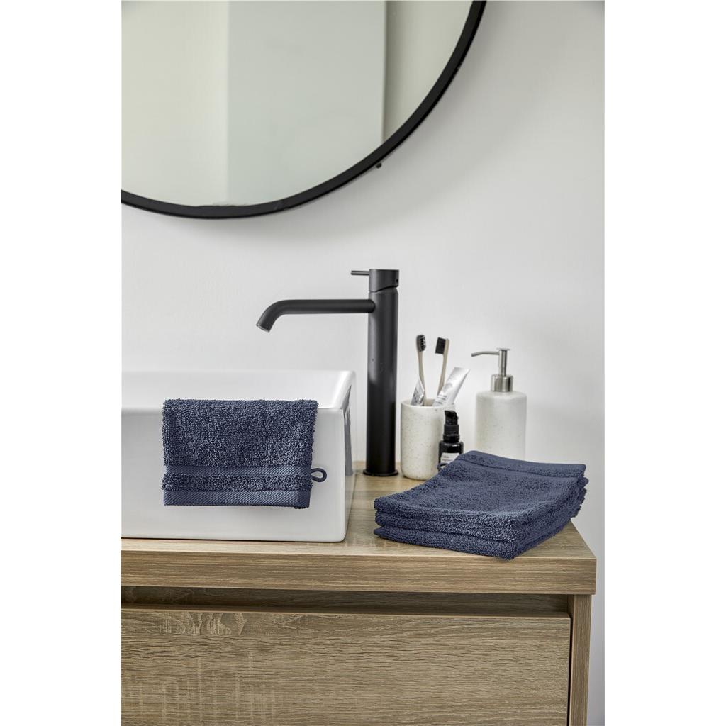 Byrklund - Washand Bath Basics (PP) - 4x 16x21 - Blauw