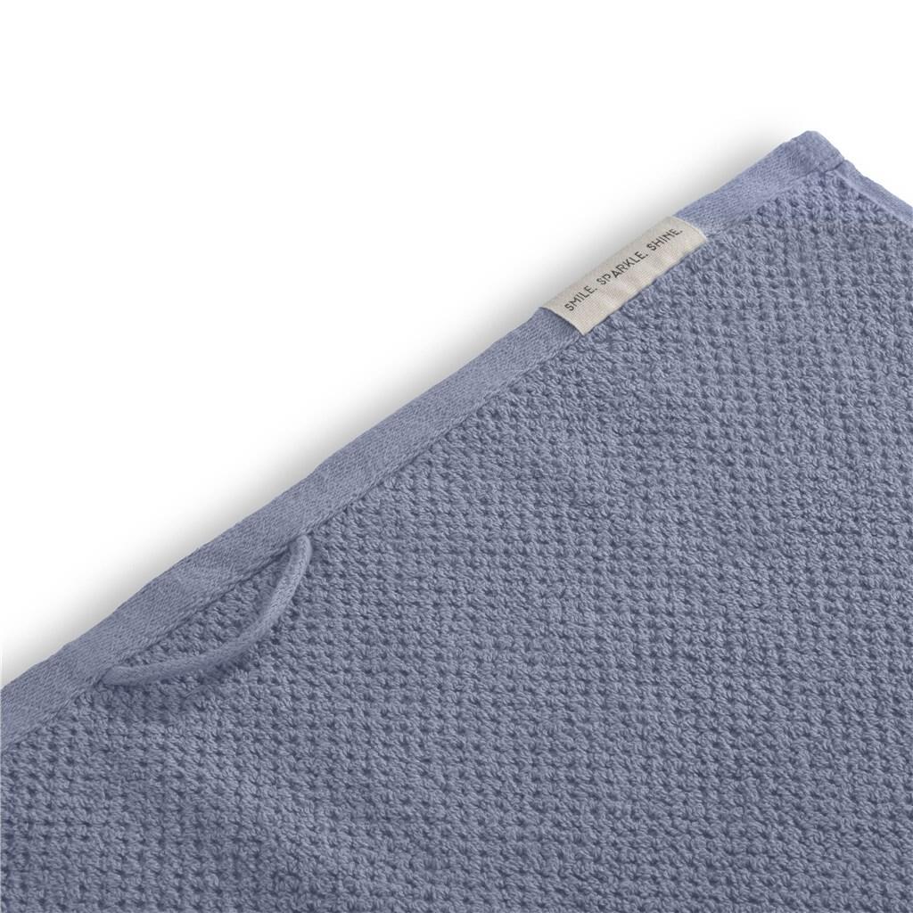 Walra - Badlaken Soft Cotton Popcorn - 70x140 - Blauw