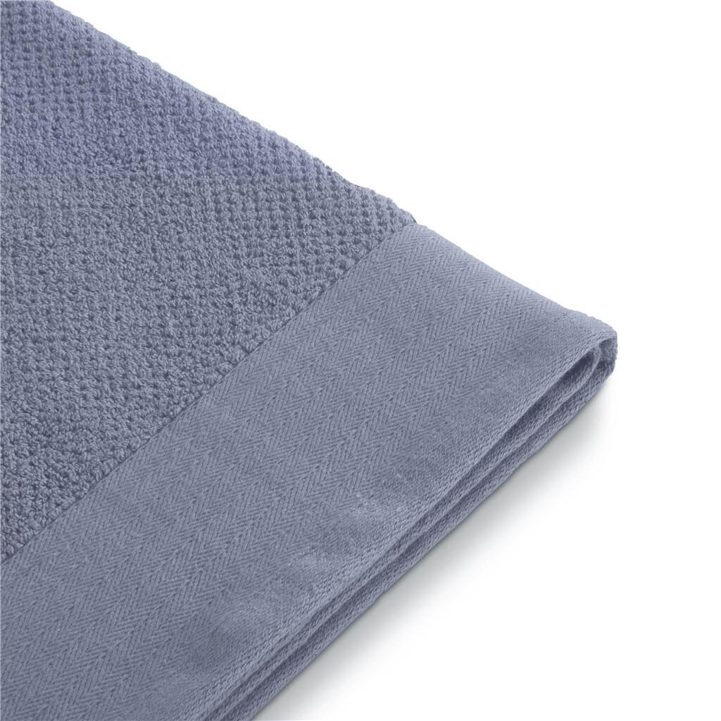 Walra - Badlaken Soft Cotton Popcorn - 70x140 - Blauw