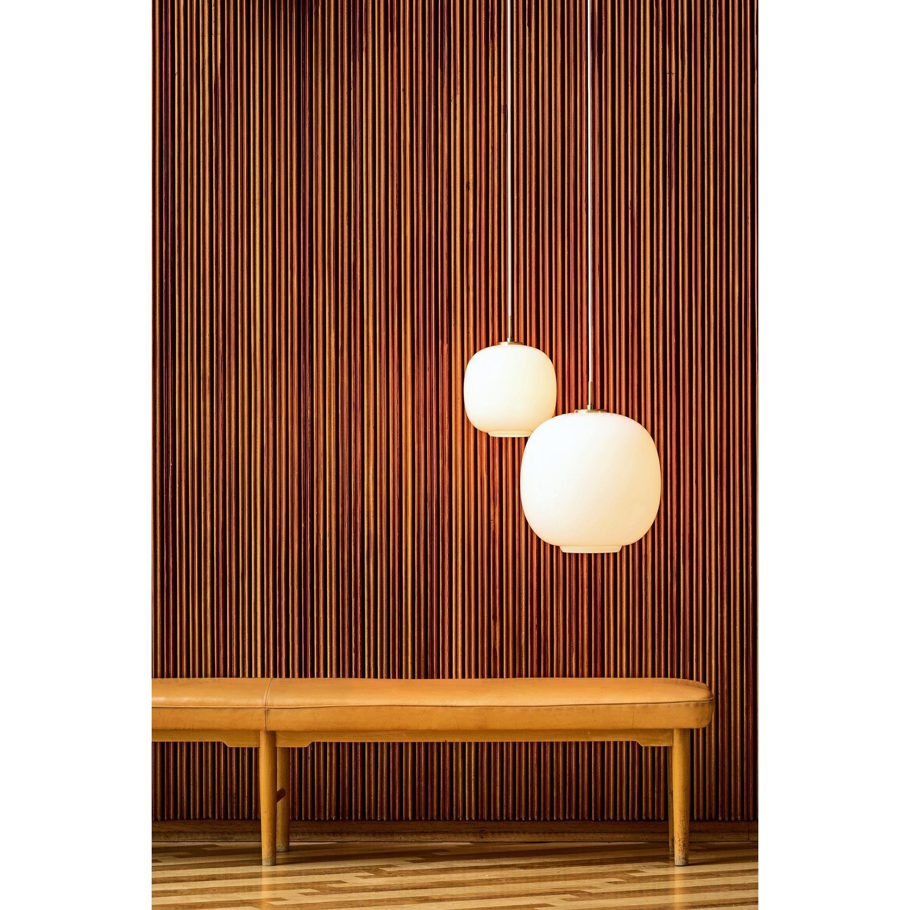 Louis Poulsen VL 45 Radiohus hanglamp Ø250 Brass|Glossy Amber