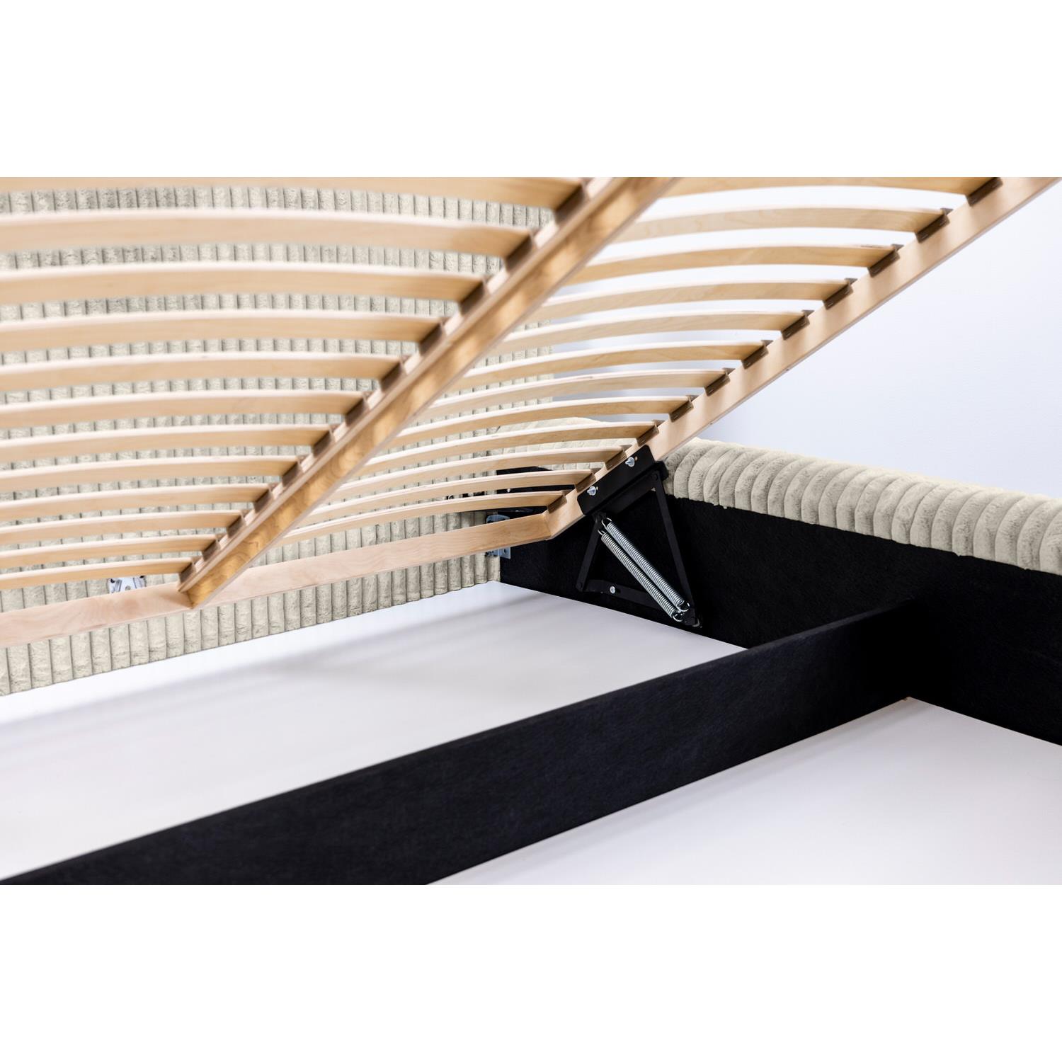 Trae Mobler Hana 180 x 200 cm Gestoffeerd Bed Creme