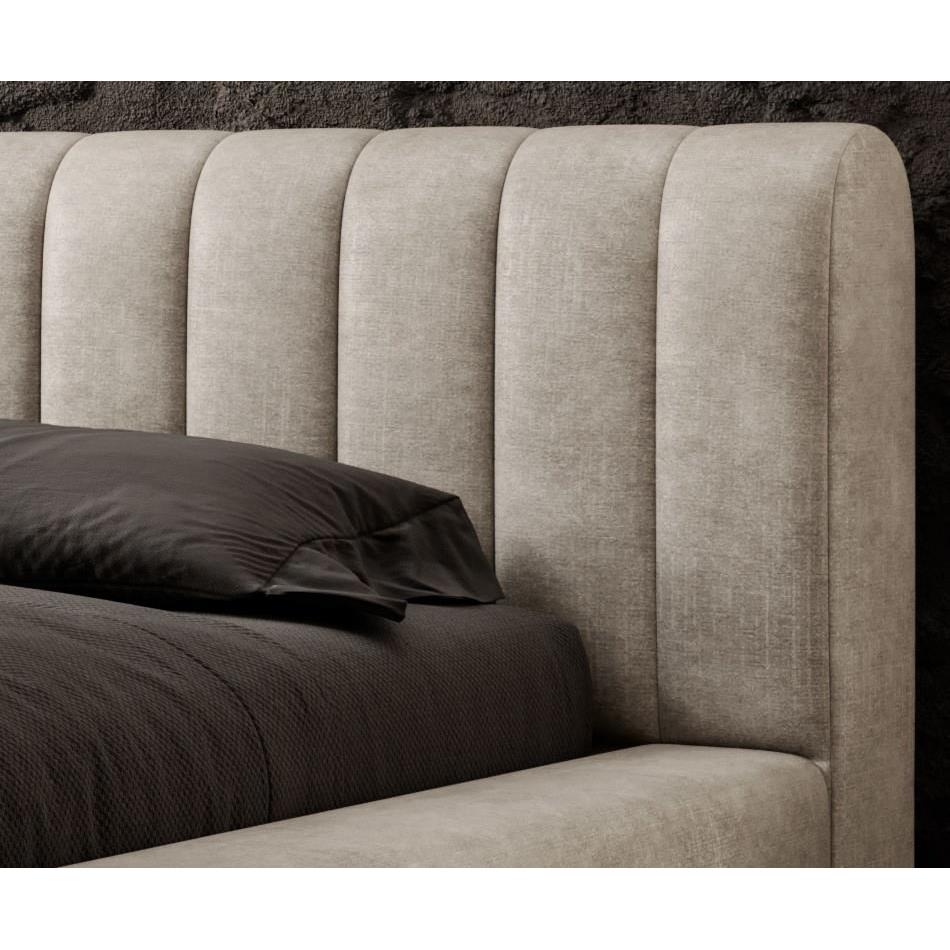 Trae Mobler Amira 140 x 200 cm Gestoffeerd Bed Pearl