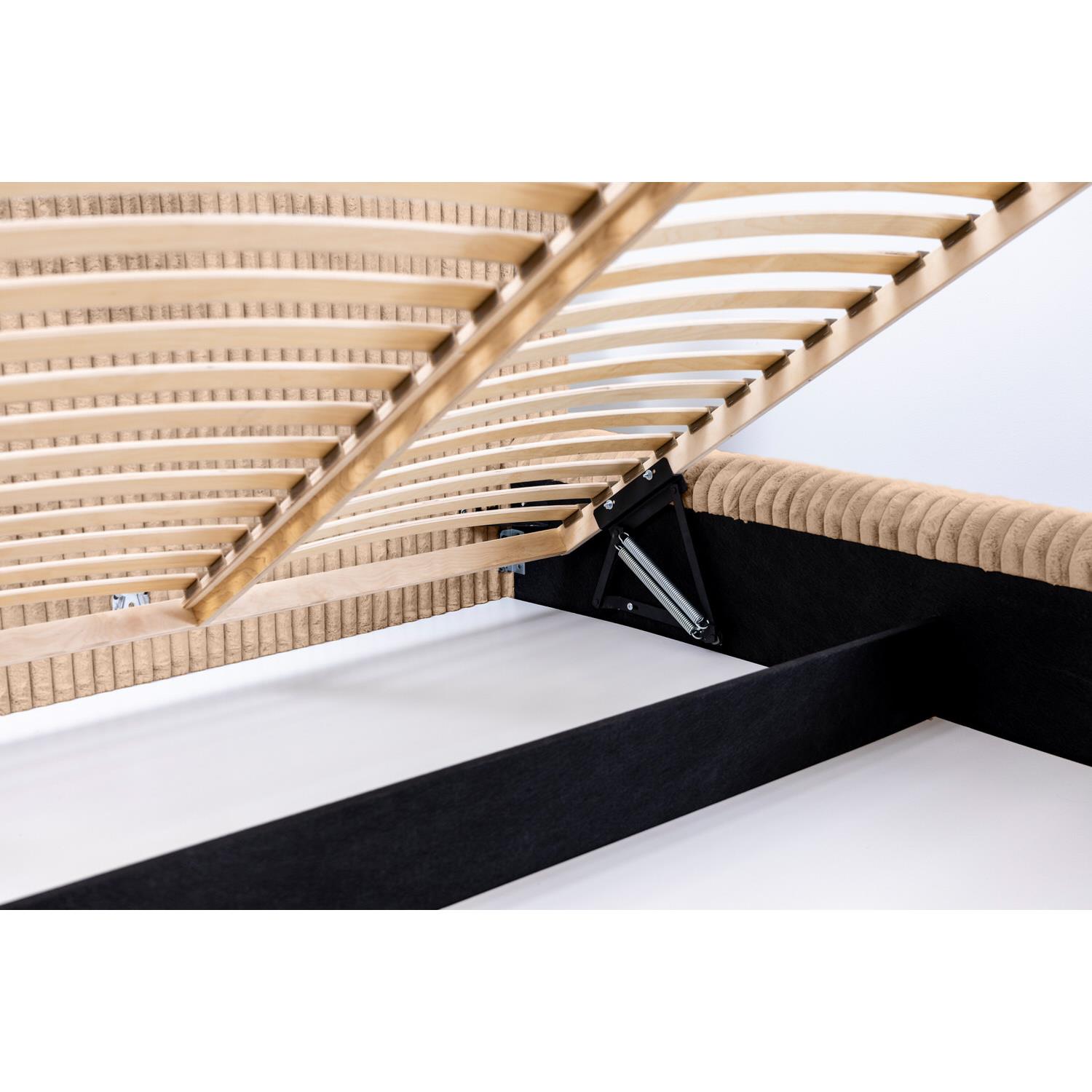 Trae Mobler Hana 180 x 200 cm Gestoffeerd Bed Beige