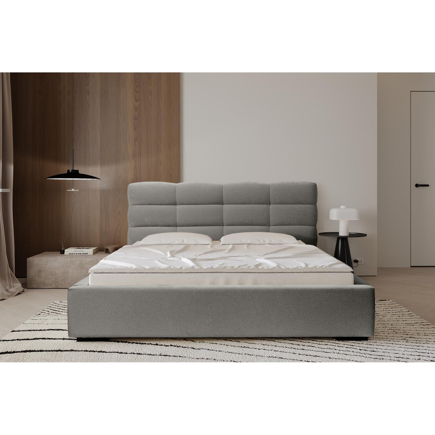 Trae Mobler Faro 160 x 200 cm Gestoffeerd Bed Grijs