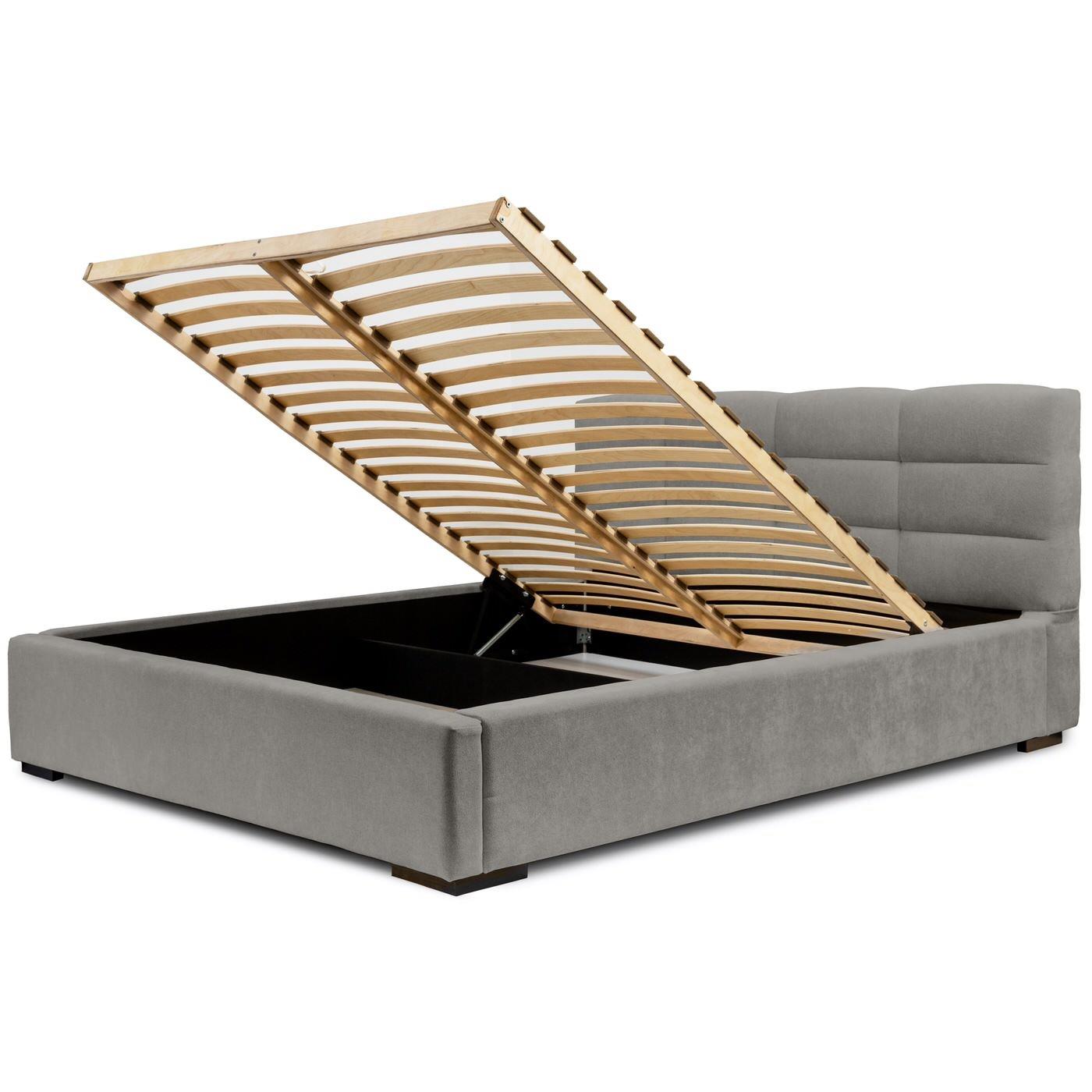 Trae Mobler Faro 160 x 200 cm Gestoffeerd Bed Grijs