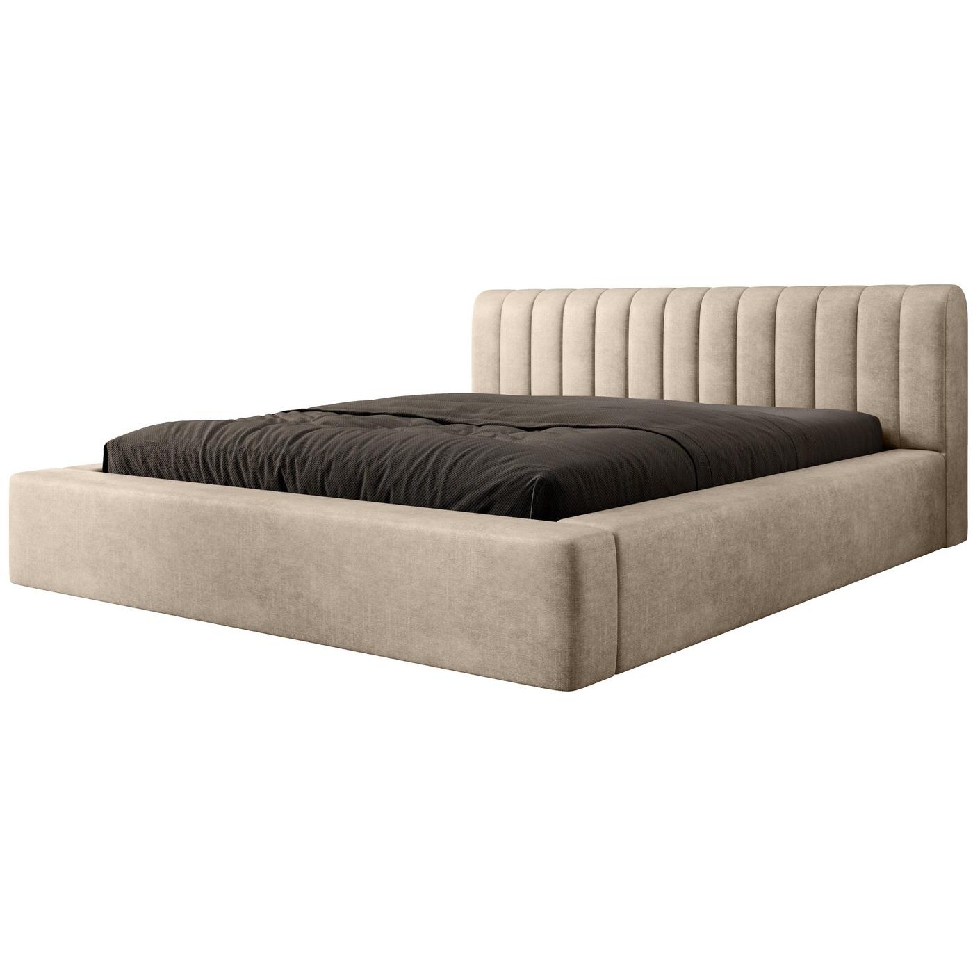 Trae Mobler Amira 180 x 200 cm Gestoffeerd Bed Zand