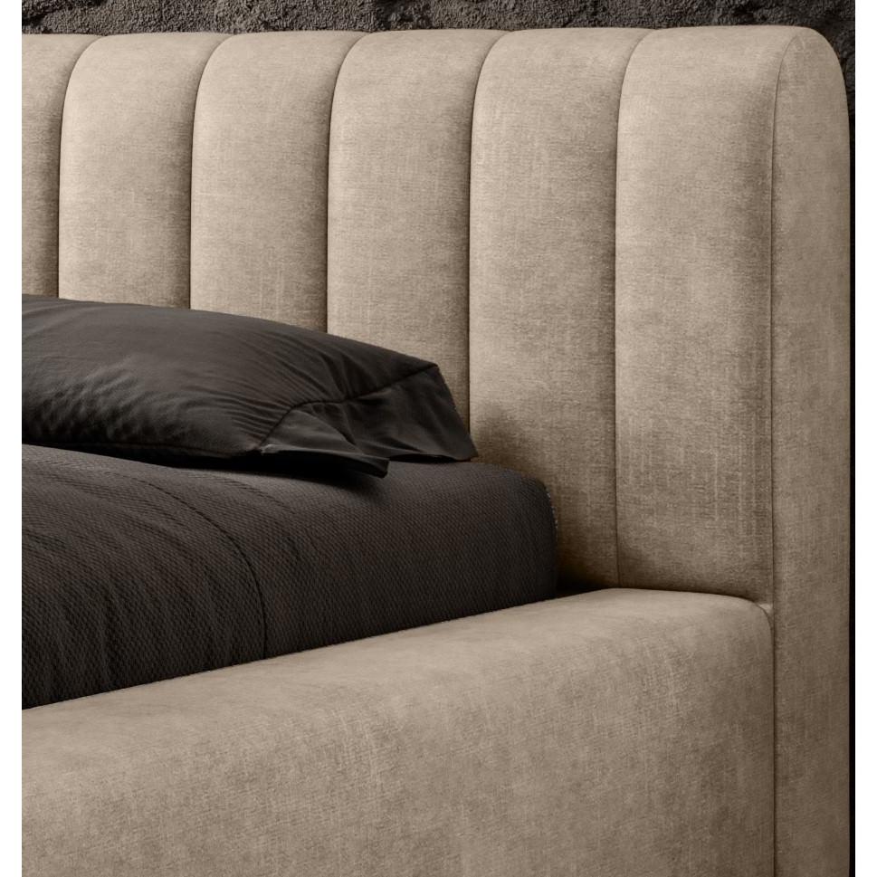 Trae Mobler Amira 180 x 200 cm Gestoffeerd Bed Zand