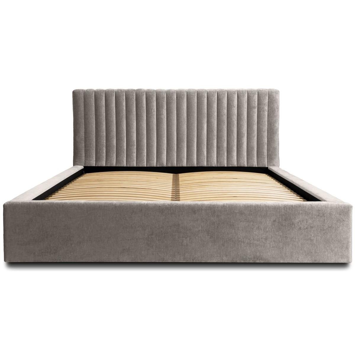 Trae Mobler Vegas 180 x 200 cm Gestoffeerd Bed Grijs