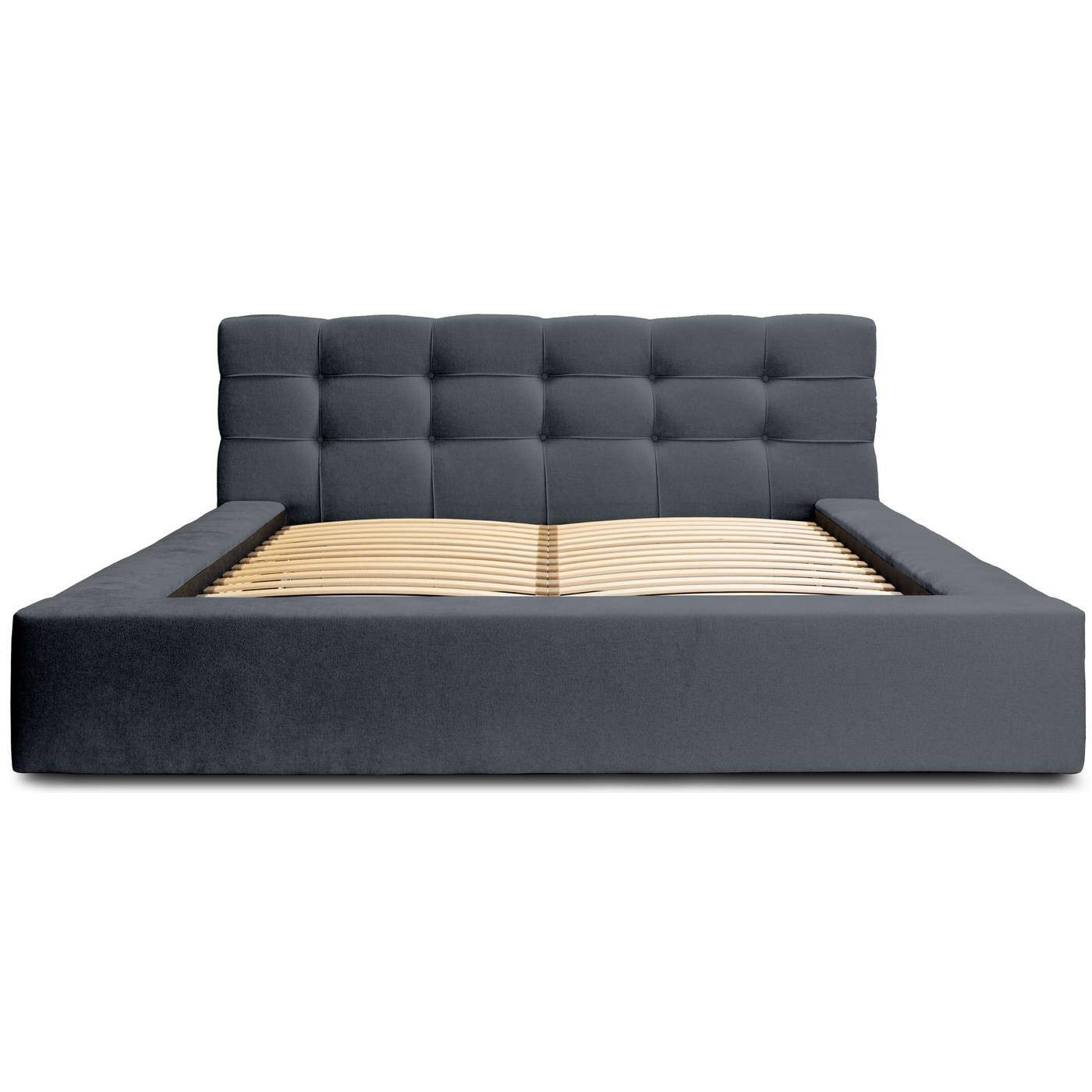 Trae Mobler Grace 160 x 200 cm Gestoffeerd Bed Donkerblauw