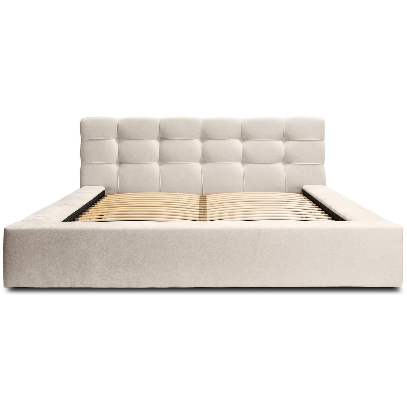 Trae Mobler Grace 180 x 200 cm Gestoffeerd Bed Beige