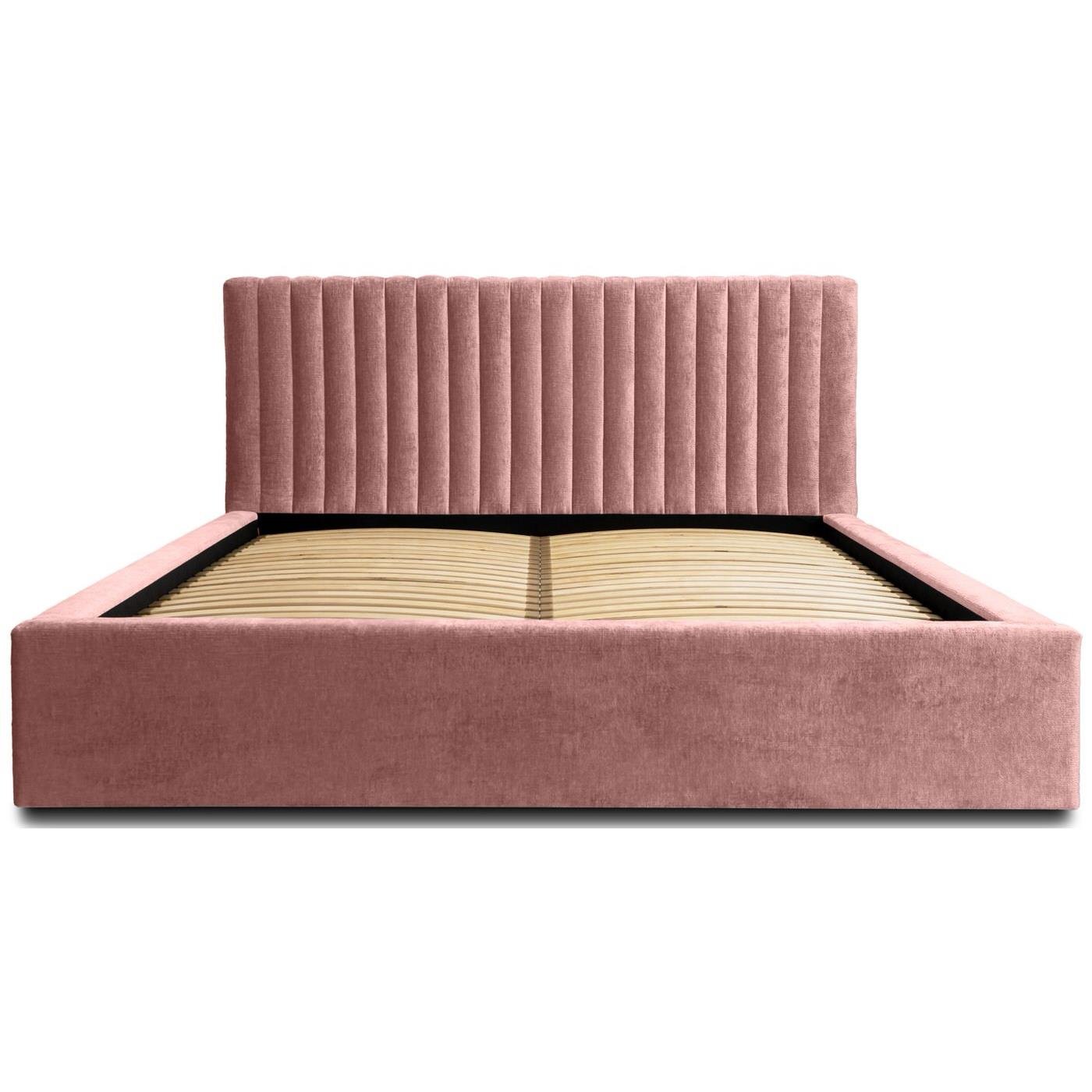 Trae Mobler Vegas 140 x 200 cm Gestoffeerd Bed Stoffig Roze