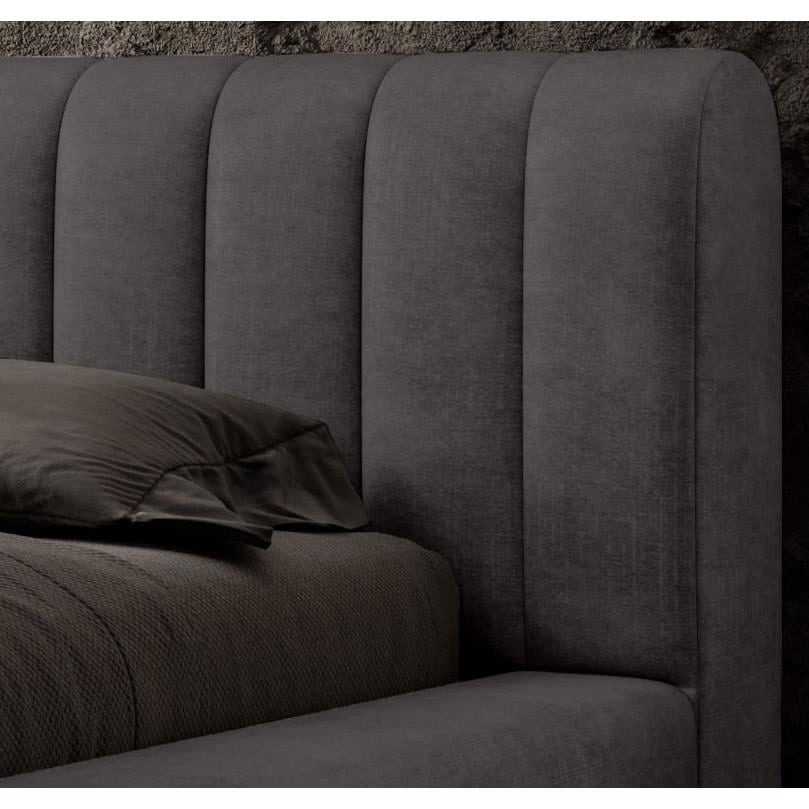 Trae Mobler Amira 160 x 200 cm Gestoffeerd Bed Antraciet