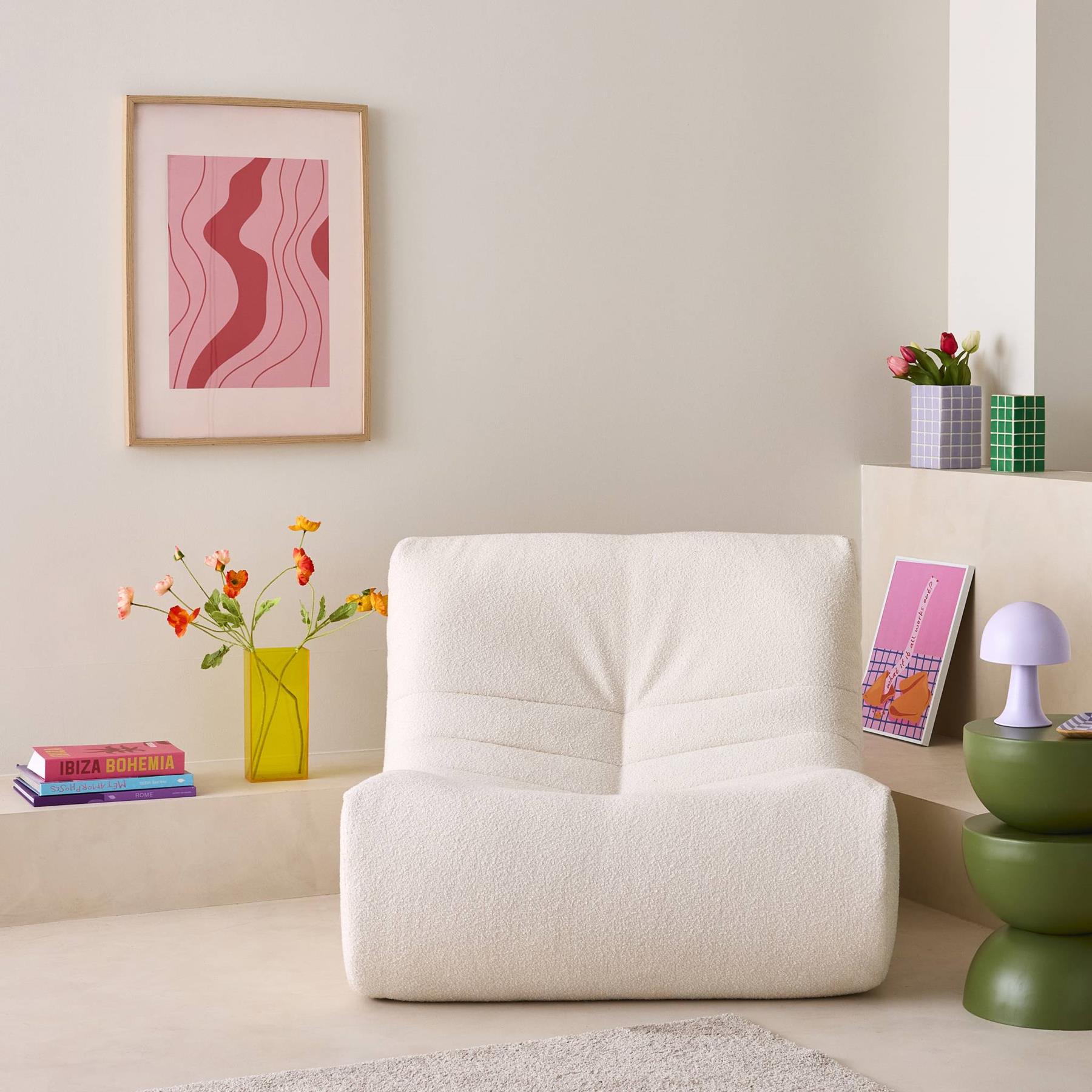 sweeek - Fauteuil, B 91 x D 105 x H 72cm