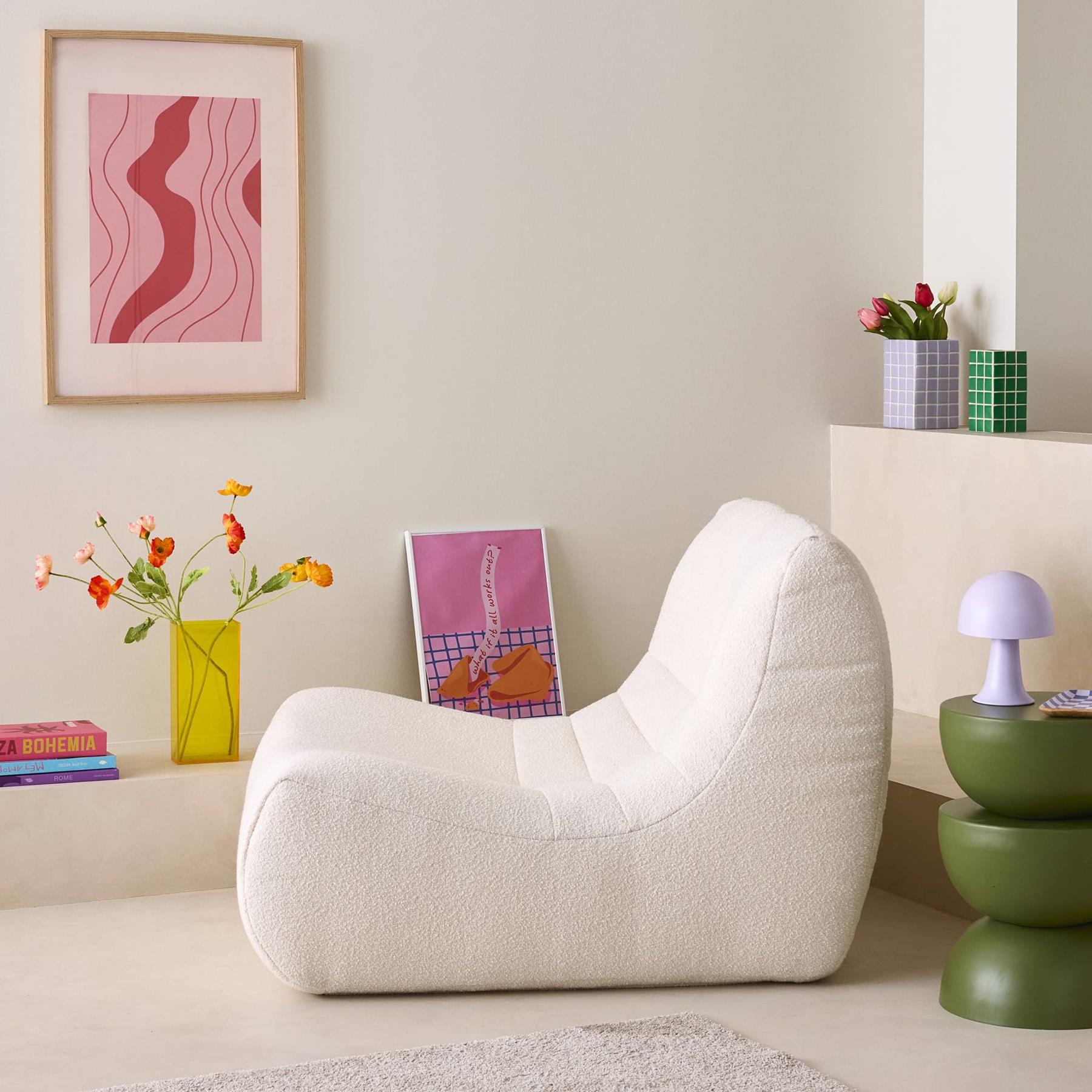 sweeek - Fauteuil, B 91 x D 105 x H 72cm