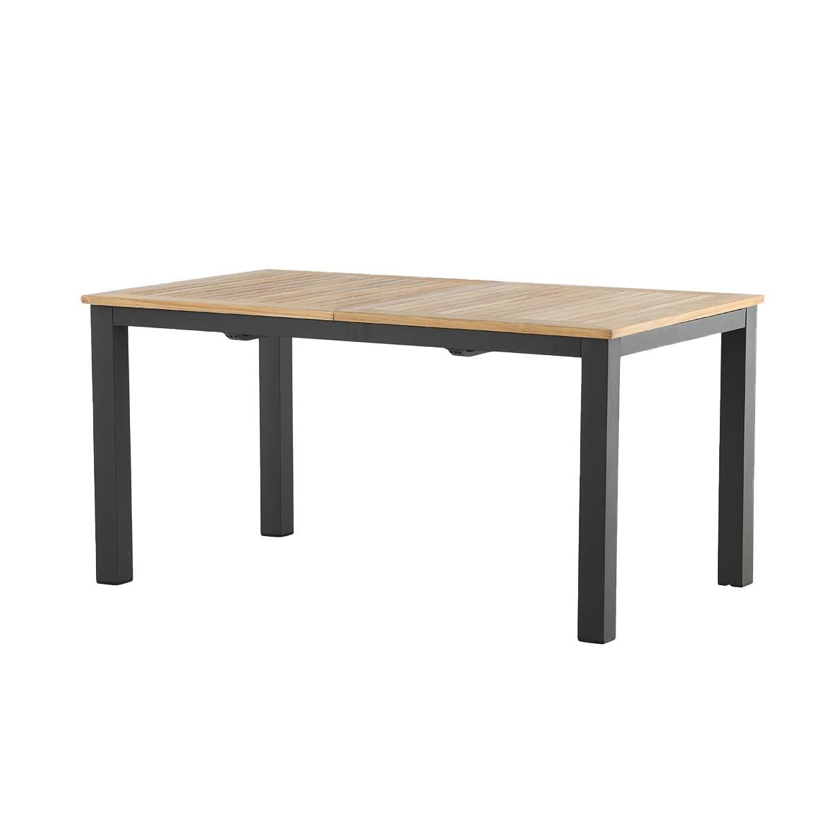 Nest outdoor Arvin Uitschuifbare Tuintafel met Teakhouten Blad