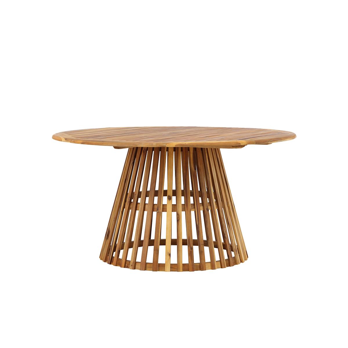 Nest outdoor Tobias Ronde Houten Tuintafel Naturel - Ø 150 cm