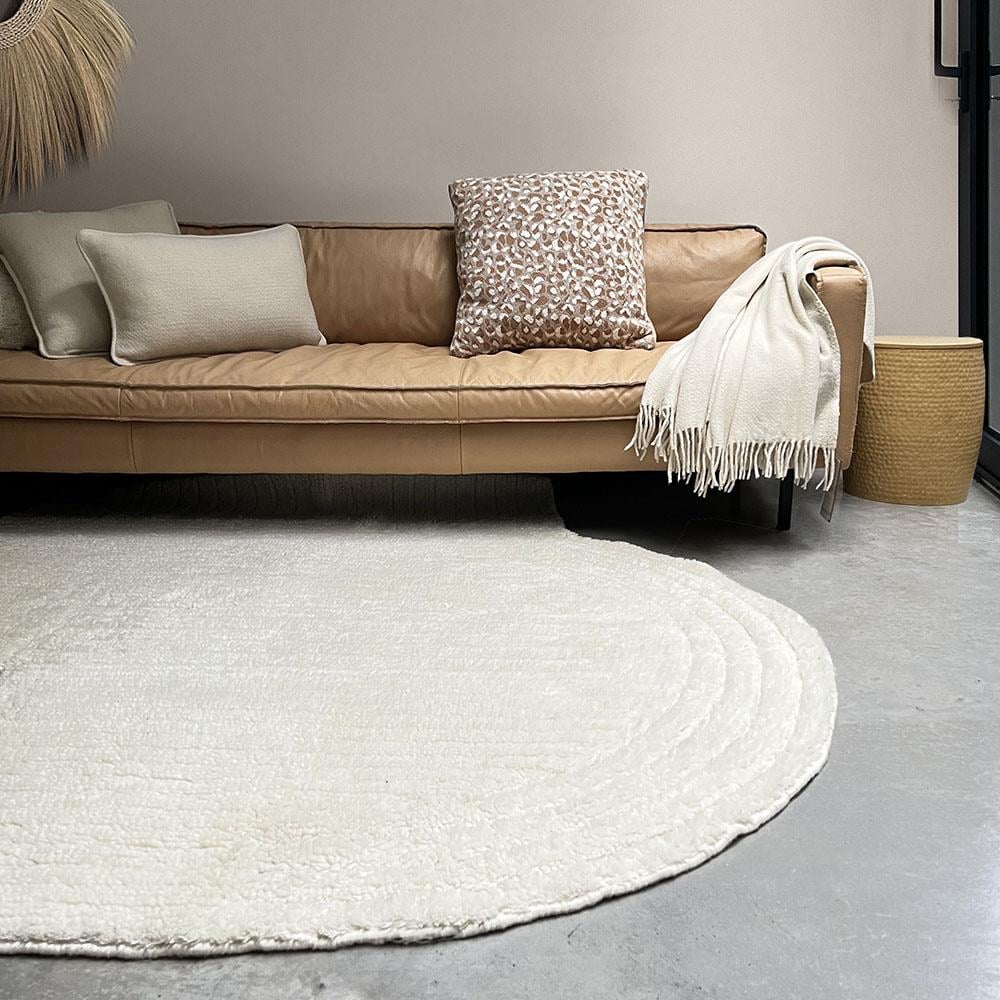 Malagoon Mokoh Vloerkleed - 180 x 180 cm - Off White
