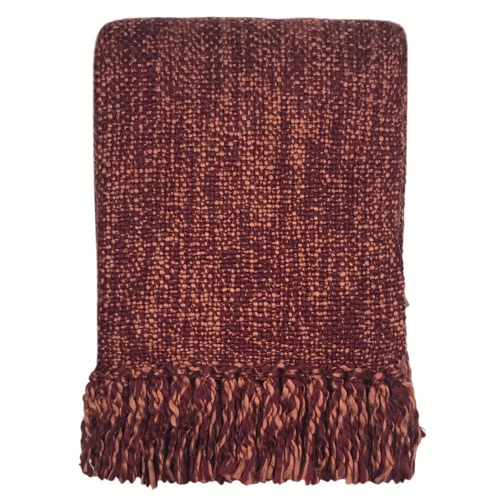 Malagoon Marble Plaid - Bordeaux 