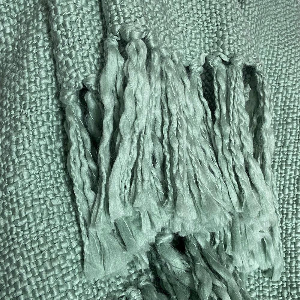 Malagoon Solid Plaid 125 x 150 cm - Misty Green