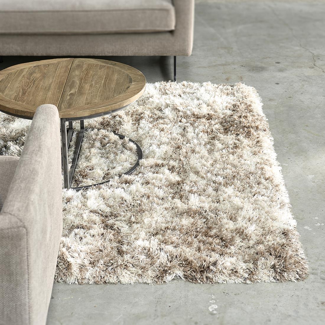 Rivièra Maison - Elegant lichtbruin tapijt van X55, 230x160 cm
