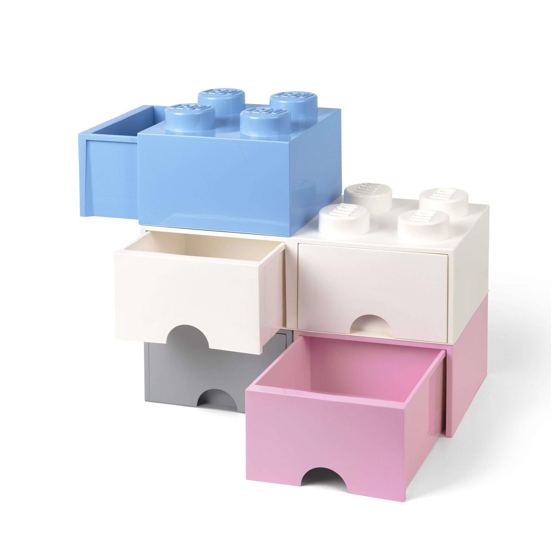 LEGO - Opberglade Brick 8, Wit - LEGO