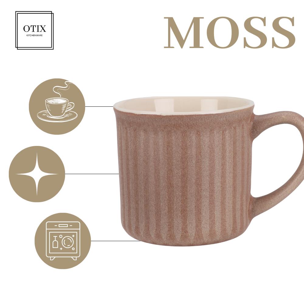 OTIX Koffiekopjes met Oor Set van 4 Koffietassen 200ml Theemok  Aar...