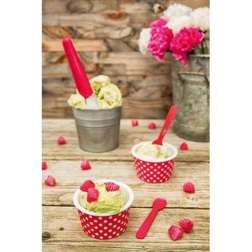 Zak!Designs Dotty Ijsbak met Lepel Ø 8 cm Set van 2 Stuks