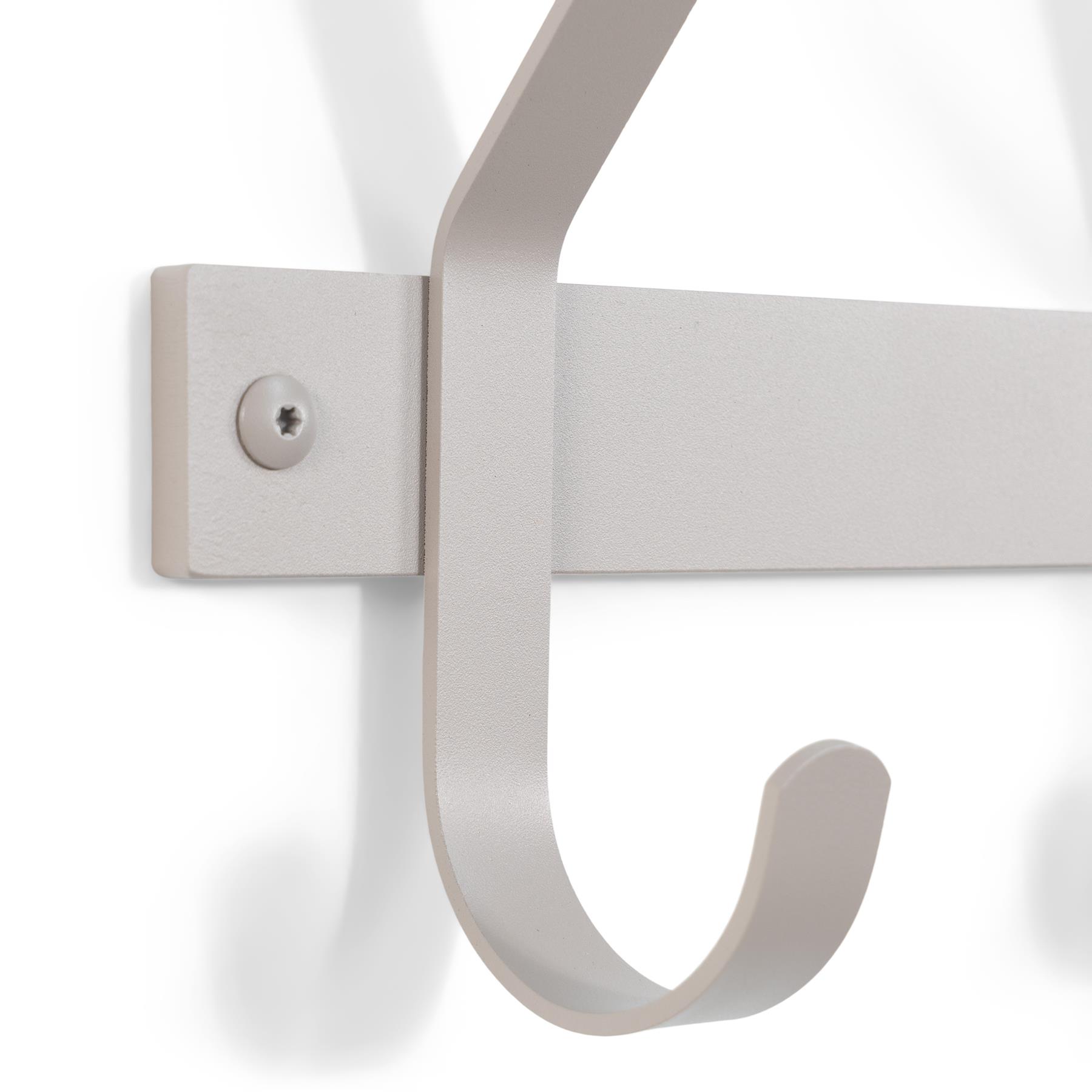SPINDER DESIGN DEXTER 5 Wandkapstok - Silky Taupe