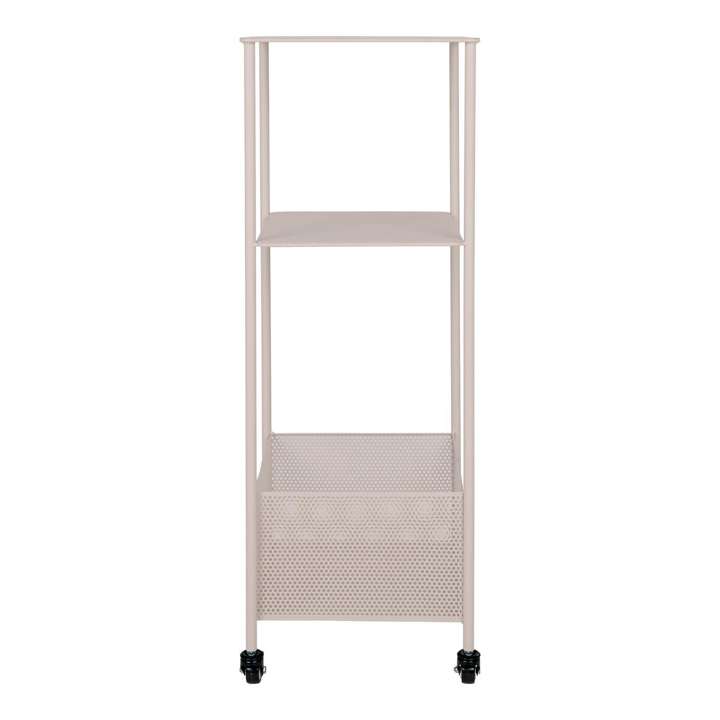 House Nordic - Bijzettafel Zand Staal - 35x35x106cm - Torres