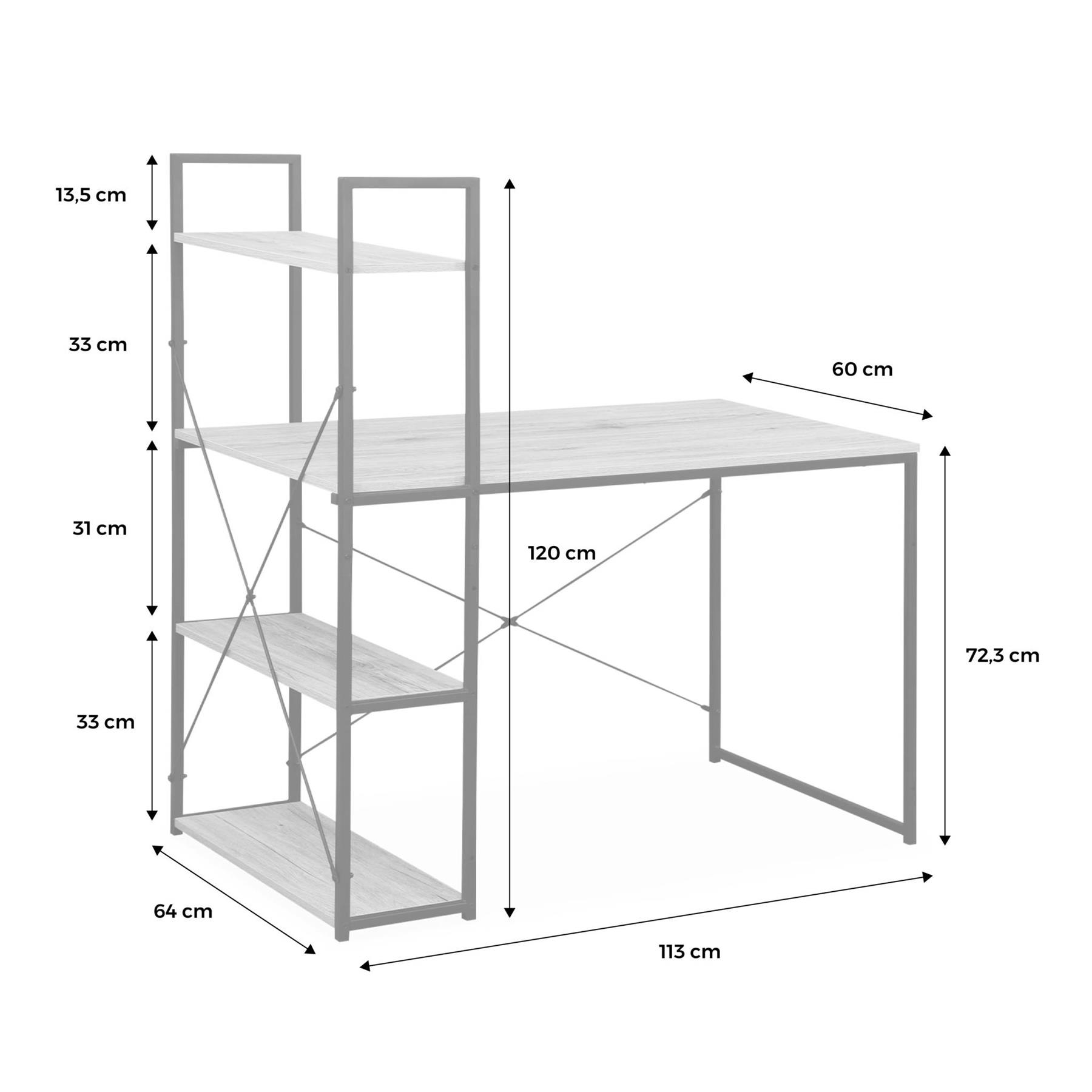 sweeek - Bureau, L113 x B 60 x H 120