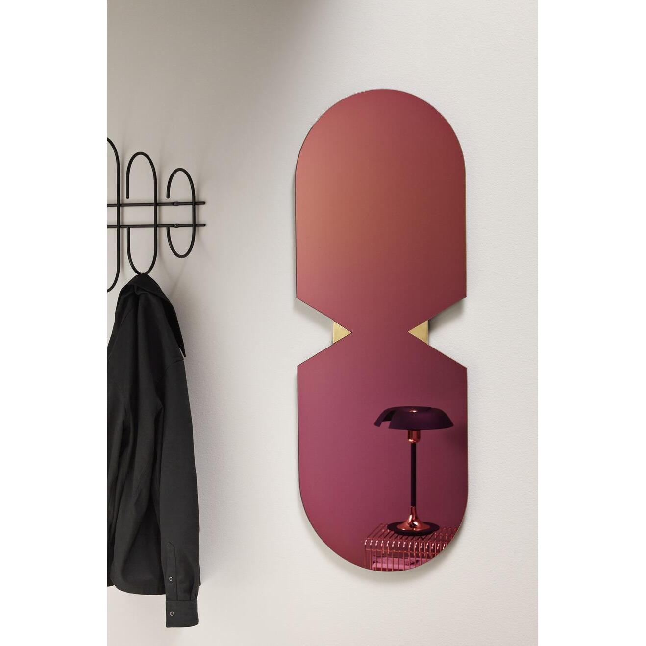 AYTM Verto spiegel 120x44,5 ovaal black