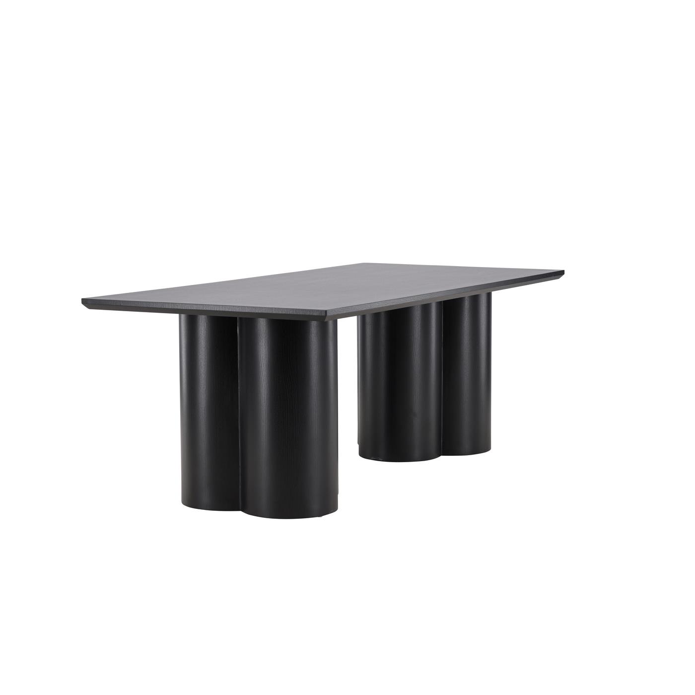 Fjôrd - Eettafel Zwart  - 210x100x77cm - Olivia