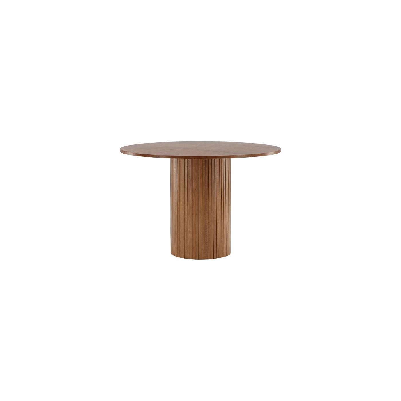 Fjôrd - Eettafel Bruin Rond - 110x110x75cm - Bianca