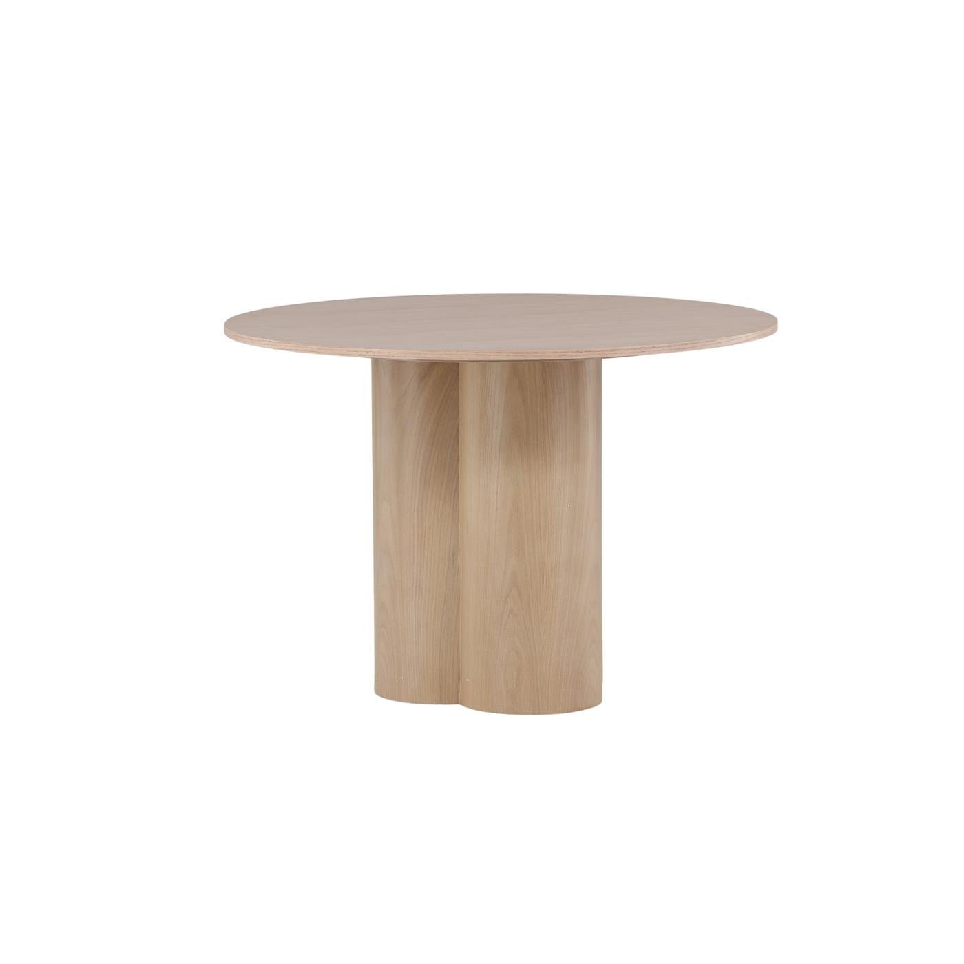 Fjôrd - Eettafel Whitewash Rond - Ø110x76cm - Olivia