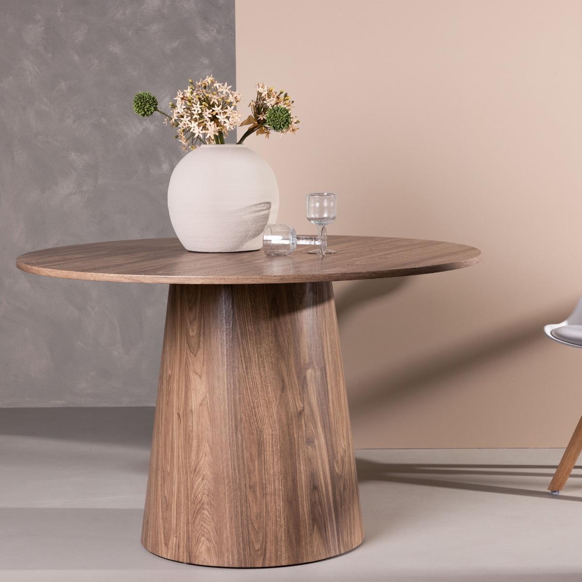 Fjôrd - Eettafel Rond Naturel - Ø120x75 cm - Lanzo